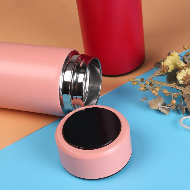 

500ml Termo Water Bottle garrafa termica еѬмос termos para agua Stainless Steel Smart Temperature LED Display Vacuum Travel Mug